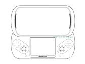 Az úgynevezett Anbernic Slide szokatlan dizájnnal rendelkezik, amely a PSP Go és a Nintendo 3DS alapjaira épül. (Kép forrása: via Nittrx)