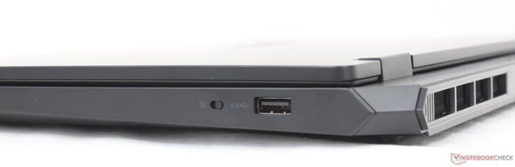 Helyes: Kamera vészleállító gomb, USB-A (5 Gbps)
