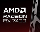 Az AMD megerősítette a Radeon RX 7400 kiskereskedelmi márkajelzését a tényleges termékkép helyett. (Kép forrása: AMD - szerk.)