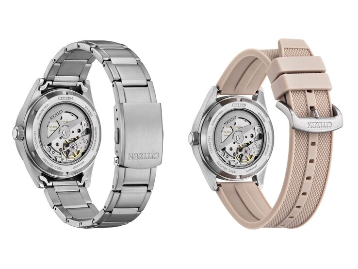 A Citizen NJ022 órák fém vagy uretán szíjjal rendelkeznek. (Kép forrása: Citizen, szerkesztve)