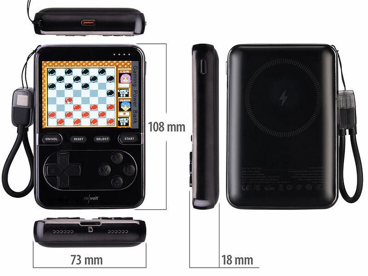 Ez a játékra alkalmas power bank kissé kompakt (Kép forrása: Revolt)