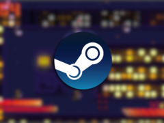 A Random Access Mayhem teljes kiadása több mint 20 új szintet tartalmaz. A képen - egy játékbeli képernyőkép a Steam logóval a tetején. (Kép forrása: Steam - Szerkesztve)