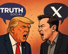Trump és Musk most egymást rágalmazzák közösségi platformjaikon. (Kép forrása: AI generated)