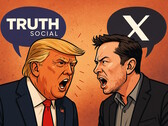 Trump és Musk most egymást rágalmazzák közösségi platformjaikon. (Kép forrása: AI generated)