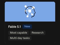 Claude Fable 5.1 modellkártya új jelvénnyel