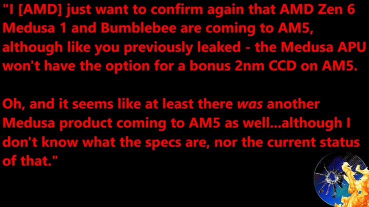 AMD Zen 6 APU-k asztali számítógépekhez.