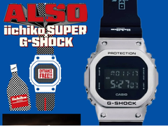 A képen - a kiszivárgott plakáton a Casio közelgő órája és a promóciós szöveg látható, kék háttér előtt. (Kép forrása: @geesgshock az Instagramon)