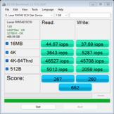 Lexar Play Pro: IOPS értékek