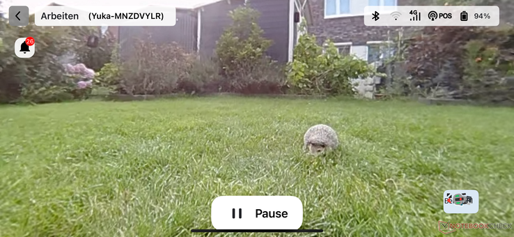 A kert megtekintése távolról is lehetséges élő videón keresztül