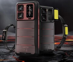 Az Oukitel WP300-nak van egy nagy erőssége: a félig moduláris felépítése. Fényes világítás és másodlagos kijelző tartozik hozzá. (Kép forrása: Oukitel)