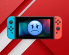 Eredeti Switch konzol szomorú arccal