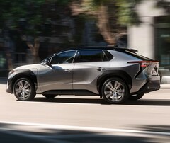 Az elektromos Toyota bZ4X SUV (Kép forrása: Toyota USA)