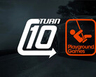 Turn 10 Studios és Playground Games logók (Kép forrása: Turn 10 Studios, Playground Games)