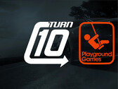 Turn 10 Studios és Playground Games logók (Kép forrása: Turn 10 Studios, Playground Games)