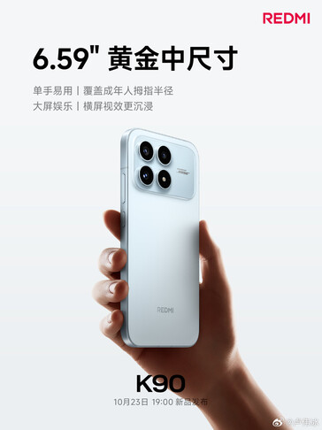 A Redmi K90 kisebb kijelzővel rendelkezik, mint a K80. (Kép forrása: Redmi)