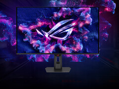Az XG32UCDS az Asus hasonló ROG Swift OLED opcióinak olcsóbb alternatívájaként szolgál. (Kép forrása: Asus)