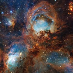 Részletes kép a Macskamancsról (A kép forrása: NASA, ESA, CSA és STScI; kivágva)