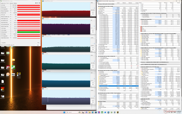 Cyberpunk 2077 stressz (Teljesítmény üzemmód w/ Cooler Boost bekapcsolva)