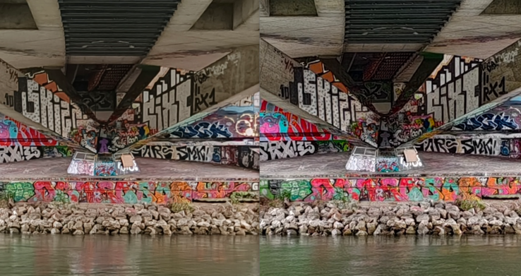 Oppo a bal oldalon, Vivo a jobb oldalon.