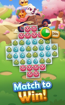 A Farm Heroes Saga szinttervezése látható (Kép forrása: Google Play Store)