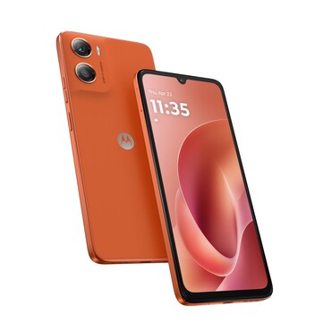 A Moto G06 Pantone Arabesque színben. (Kép forrása: Motorola)
