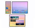 A Galaxy Z TriFold a meglévő Huawei Mate XT-khez képest másképp fog összecsukódni. (Kép forrása: via @TechHighest)