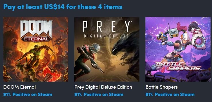 A Sci Fi shooters csomag első szintje összesen 4 elemet tartalmaz