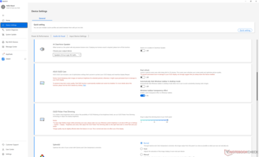 Hozzáférhető OLED és színvezérlés a beépített szoftveren keresztül