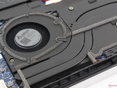 Egy HP EliteBook hűtési megoldása. (Kép forrása: Notebookcheck)