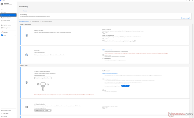 Figyelje meg a piros szöveget, amely a felhasználónak a hálózatra való csatlakoztatást javasolja, ha a rendszert teljesítmény üzemmódba állítja