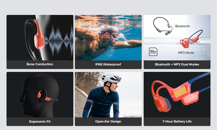 Ezek a fejhallgatók képesek a helyben tárolt zenék lejátszására (Kép forrása: Doogee)