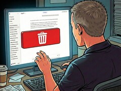 ChatGPT felhasználó törli az adatokat (Szimbolikus kép Nano Banana Pro)