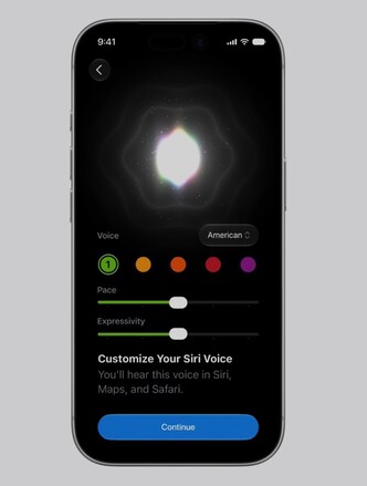 Siri hangja az újabb iPhone-okon személyre szabható.