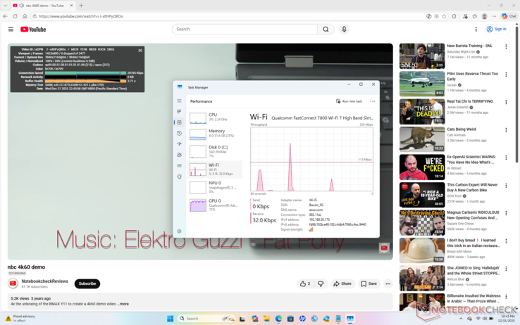 Sima 4K60 videó lejátszás, kiesett képkockák nélkül rögzítve
