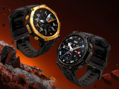 Az Amazfit T-Rex 3 Pro okosórát (fent) egy nemrég megjelent alkalmazásfrissítésben említették. (Kép forrása: Shopee, szerk.)