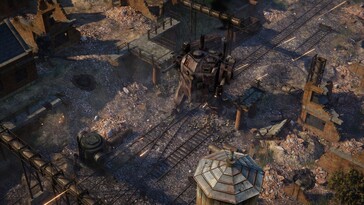 Egy kép, amely egy mechát ábrázol az Iron Harvest című játékból.