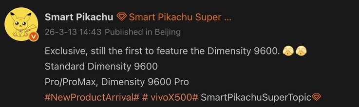 Kiszivárgott részletek a Vivo X500 sorozatról.