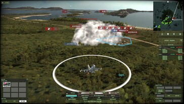 A képen: Játékmenet-képernyőkép a Wargame: Red Dragon című játékból.