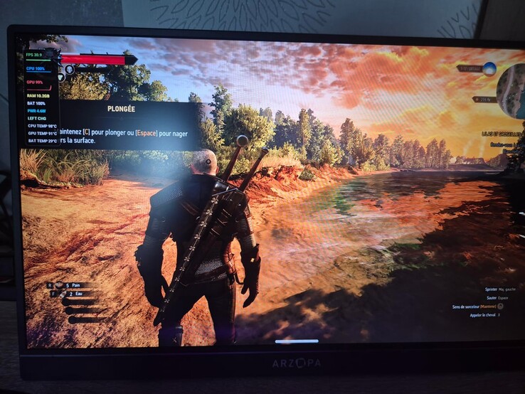 A Witcher 3 a módosított Z70 Ultra-n fut