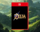 A „Zelda: Ocarina of Time” Switch 2-es kiadású remake-jének dobozának makettje