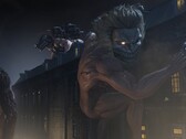 Az Omega Force Attack on Titan 3 című játékának hivatalos kulcsvizuálja.