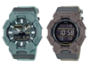 A Casio G-Shock GA-010CE-2A (balra) és GD-010CE-5 (jobbra) órák. (Kép forrása: Casio)