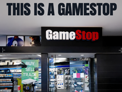Egy GameStop üzlet képe (kép forrása: GameStop on X)
