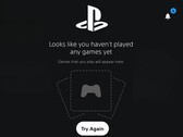 A PS5 kezelőfelülete, amelyen a legutóbb játszott játékok láthatók