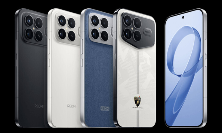 A Poco F8 Ultra a pletykák szerint az első és a harmadik kivitelben fog megjelenni, amelyben a Redmi K90 Pro Max kapható, balról jobbra. (Kép forrása: Xiaomi)