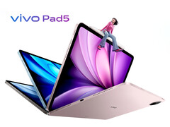 A Vivo Pad5 5 MP-es előlapi és 8 MP-es hátlapi kamerát tartalmaz. (Kép forrása: Vivo)
