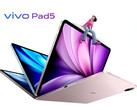 A Vivo Pad5 5 MP-es előlapi és 8 MP-es hátlapi kamerát tartalmaz. (Kép forrása: Vivo)