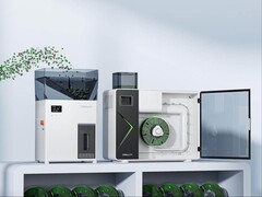 A Creality Filament Maker M1 és a Shredder R1 művészi renderelése.