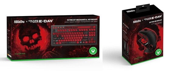 A 8BitDo Gears of War E Day Keyboard and Mouse Collection október végén jelenik meg.