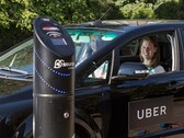 Egy elektromos Uber autó (Kép forrása: Uber)